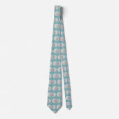 Sand Dollars Sea Foam Green Krawatte (Vorderseite)