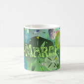 Sand Dollars, Sea Horses and Shamrocks, Oh My! Kaffeetasse (Mittel)