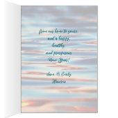 Sand Dollars Starfish Beach Weihnachtskarten (Innen (Rechts))