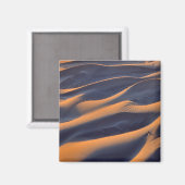 Sand Dune Abstrakt Magnet (Vorderseite/Rückseite)