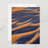 Sand Dune Abstrakt Postkarte (Vorne/Hinten)