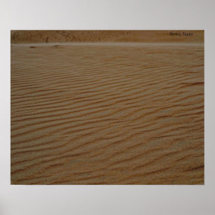 Sand Dune-Abstrakt von Shirley Taylor Poster