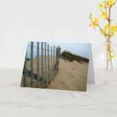 Sand Dune Beach Fence Karte (Gelbe Blume)
