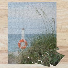 Sand Dune Beach Seascape Fotografic Landschaft Puzzle