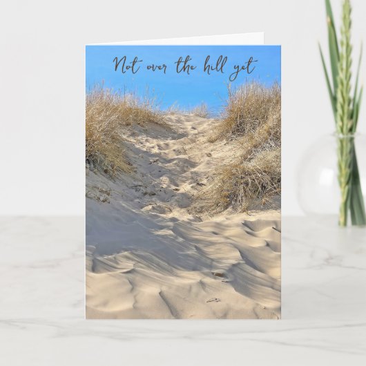 Sand Dune Birthday Spaß Karte (Vorderseite)