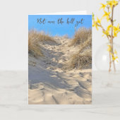 Sand Dune Birthday Spaß Karte (Gelbe Blume)