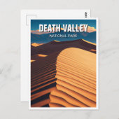 Sand Dune Death Valley Nationalpark Souvenir Postkarte (Vorne/Hinten)