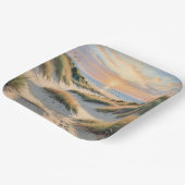 Sand Dune Footprints Pappteller (Gewinkelt)