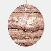 Sand Dune Granit, braun-braune Felsen Keramik Ornament (Links)