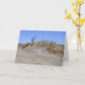 Sand Dune Notecard Karte (Gelbe Blume)