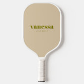 Sand-Dünen-Reverse-Minimal-Modern-Klassik-Name Pickleball Schläger (Rückseite)