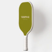 Sand-Dünen-Reverse-Minimal-Modern-Klassik-Name Pickleball Schläger (Links)