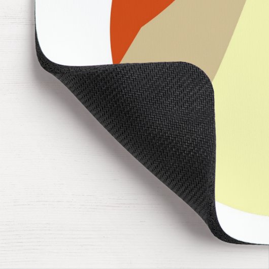 Sand Dunes Amongst Orange Sky Mousepad (Ecke)