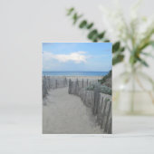 Sand Dunes Block Island Postkarte (Stehend Vorderseite)