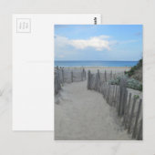 Sand Dunes Block Island Postkarte (Vorne/Hinten)