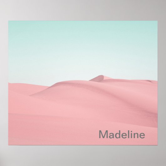 Sand Dunes Desert Sky Foto Personal Poster (Vorne)