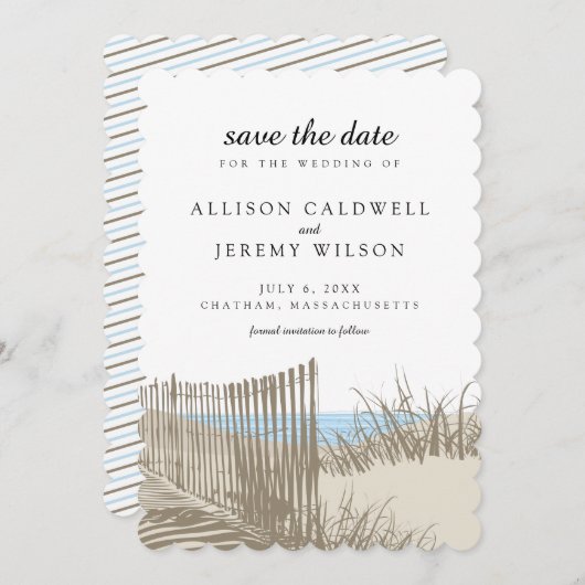 Sand Dunes | SAVE THE DATE (Vorne/Hinten)