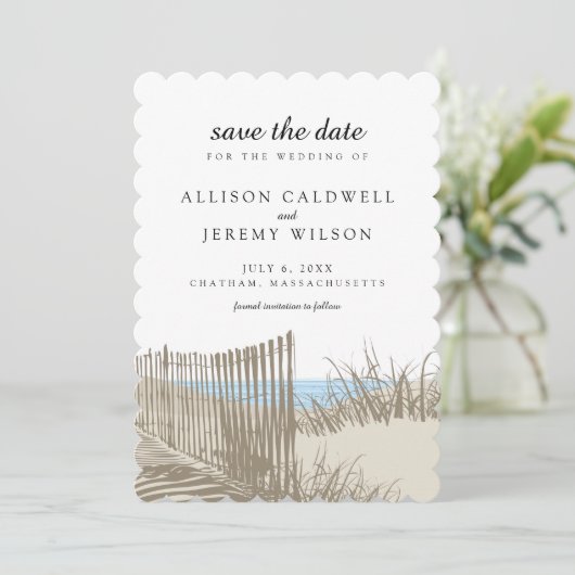 Sand Dunes | SAVE THE DATE (Stehend Vorderseite)