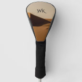 Sand Dunes Wüste Landscape Monogram Golf Headcover (Vorderseite)