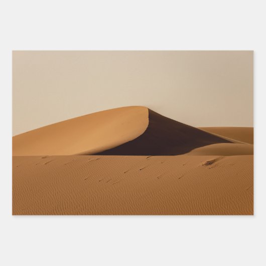 Sand Dunes Wüste Landschaft Geschenkpapier Set (Vorderseite 2)