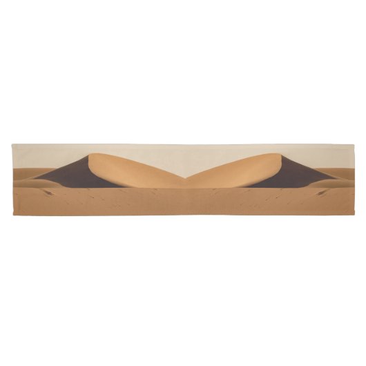Sand Dunes Wüste Landschaft Kurzer Tischläufer (Horizontal)