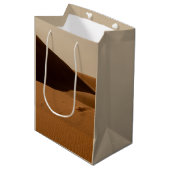 Sand Dunes Wüste Landschaft Mittlere Geschenktüte (Vorderseite Schrägansicht)