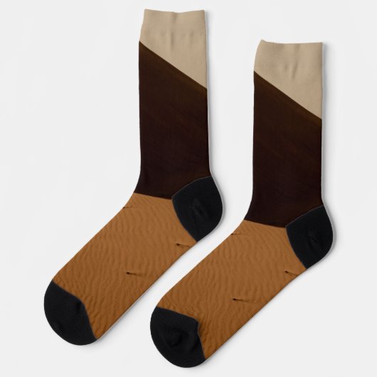 Sand Dunes Wüste Landschaft Socken (Linkes Detail)