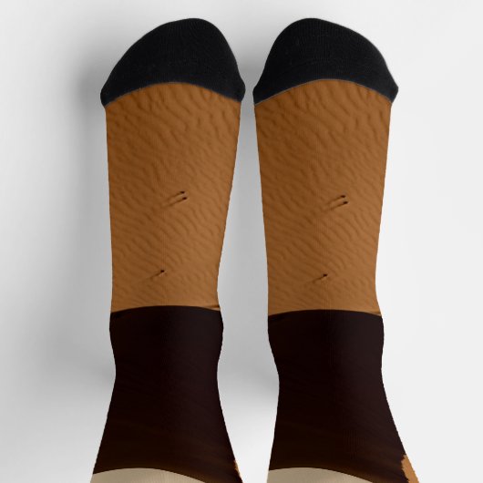 Sand Dunes Wüste Landschaft Socken (Oben)