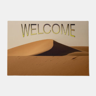 Sand Dunes Wüste Landschaft Willkommen Fußmatte