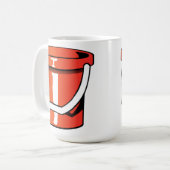 Sand-Eimer-Eimer Kaffeetasse (Vorderseite Links)