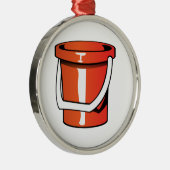 Sand-Eimer-Eimer Ornament Aus Metall (Rechts)