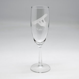 Sand Etched Flute #16