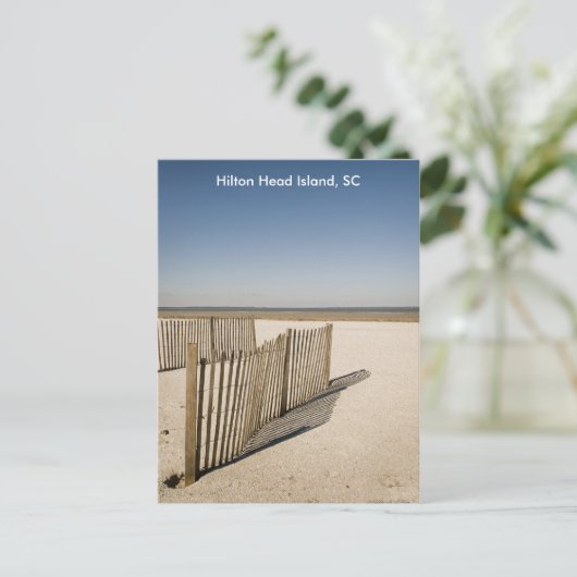 Sand Fence 2008, Hilton Head Island, SC Postkarte (Stehend Vorderseite)