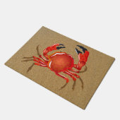 Sand Fiddler Crab Doormat Fußmatte (Schrägansicht)