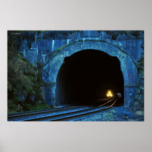 Sand-Flecken-Tunnel Poster