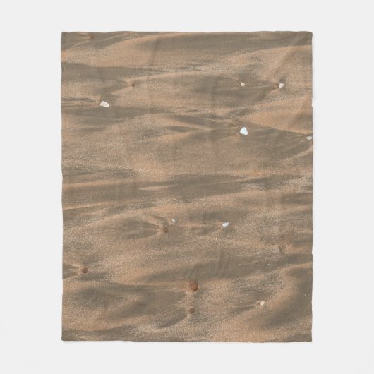 Sand Fleecedecke (Vorderseite)