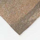 Sand Fleecedecke (Ecke)