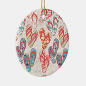 Sand-Flip-Flops, einzigartig Keramik Ornament (Rechts)