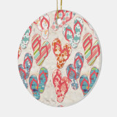 Sand-Flip-Flops, einzigartig Keramik Ornament (Links)