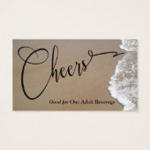 Sand & Foam Beach Foto Event Bar Drinks (Rückseite)