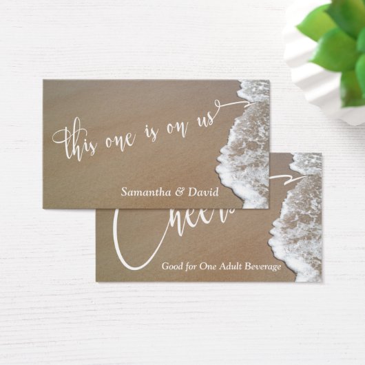 Sand & Foam Beach Foto Event Bar Drinks Tickets 2 (Schreibtisch)