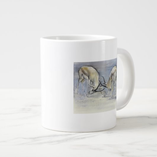 Sand-Gazellen 2009 3 Jumbo-Tasse (Vorderseite Rechts)