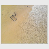 Sand Geschenkpapier (Flach)