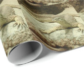 Sand Goanna Geschenkpapier (Rolleneckpunkt)