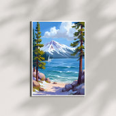 Sand Harbor Beach Lake Tahoe Malerei Poster