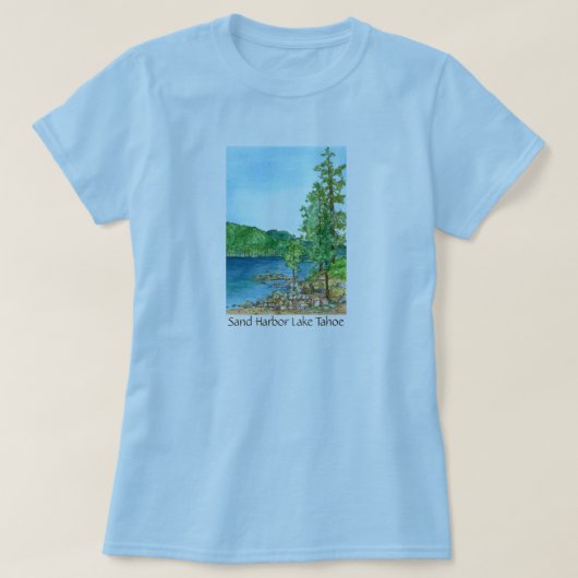 Sand Harbour Lake Tahoe T-Shirt (Design vorne)