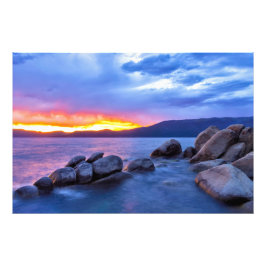 Sand Harbour Sunset Foto Print