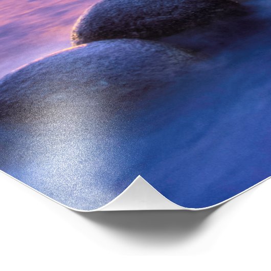 Sand Harbour Sunset Foto Print (Ecke)