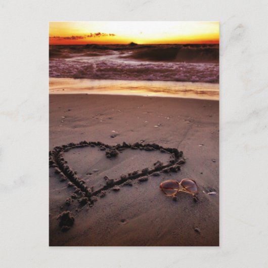 Sand Heart Postkarte (Vorderseite)