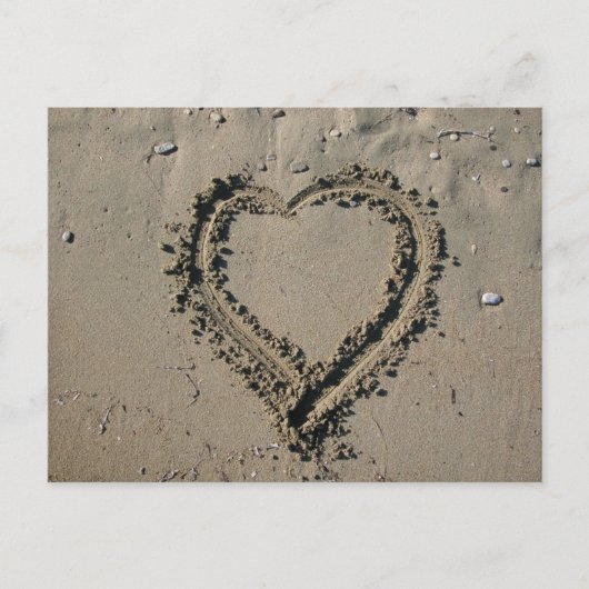 Sand Heart Postkarte (Vorderseite)